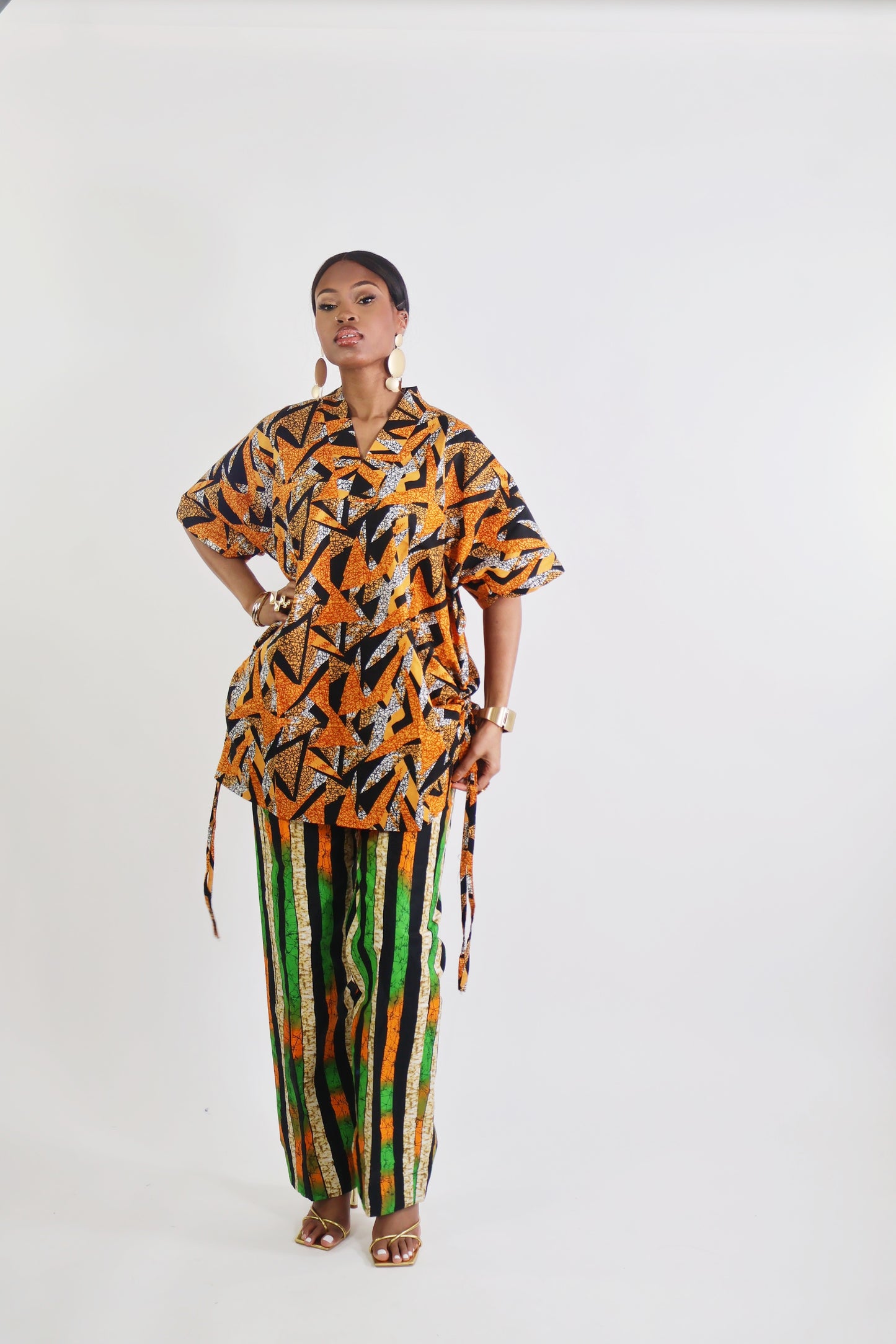 ANKARA DRAWSTRING TOP & PANT