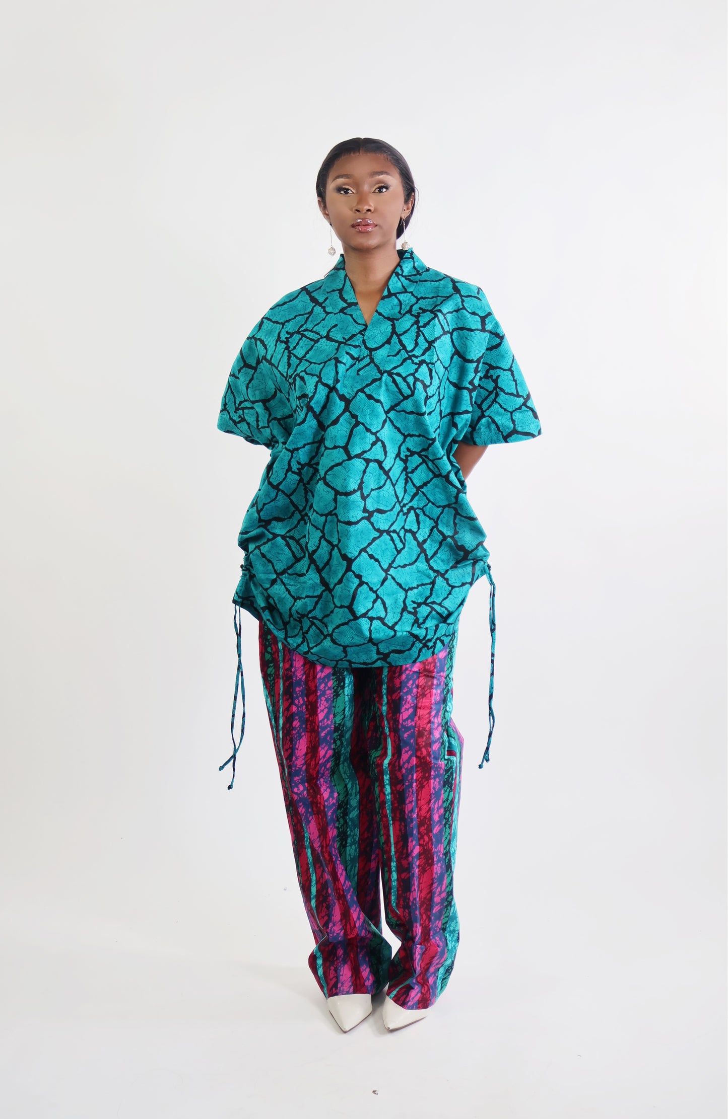 ANKARA DRAWSTRING TOP & PANT