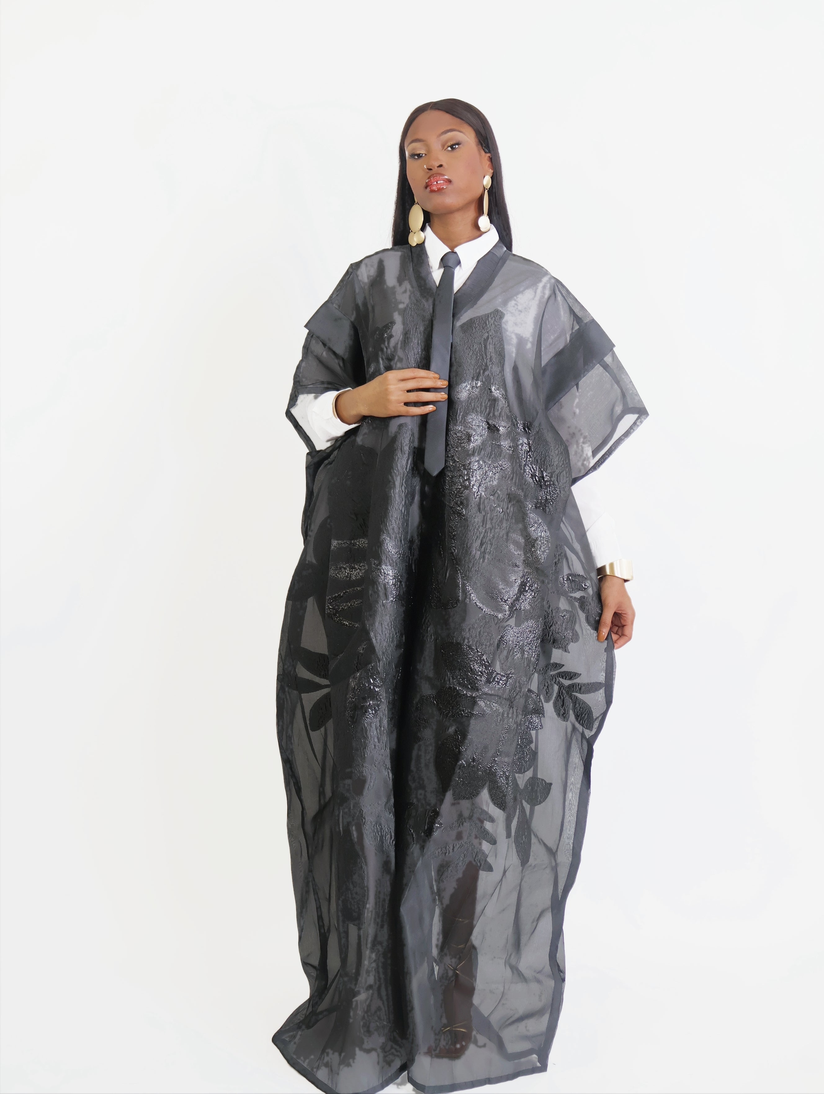 MIDNIGHT BLOOM KAFTAN