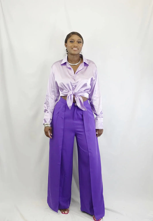 Purple Co-ord Set MANIA BY JENNIFER