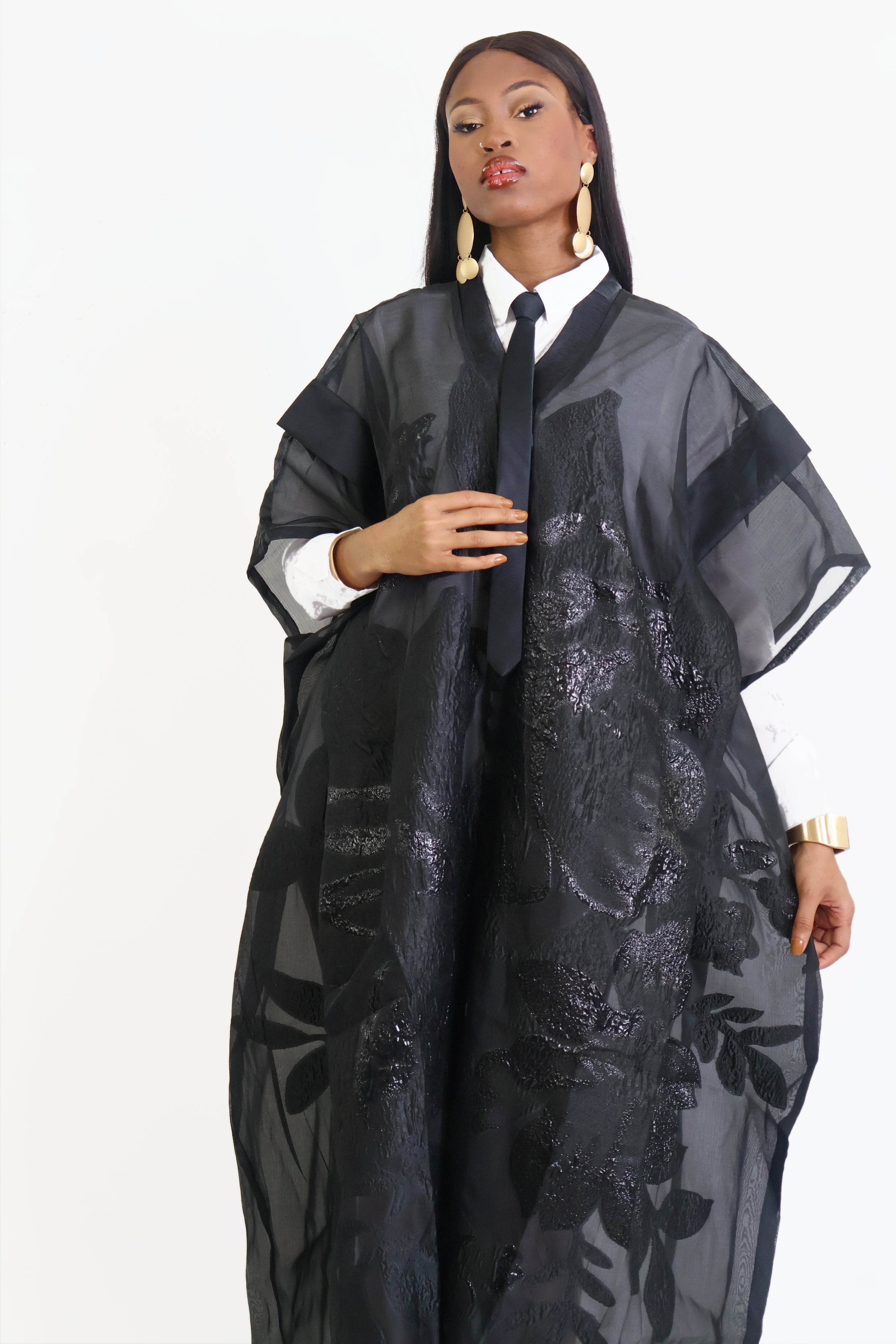 MIDNIGHT BLOOM KAFTAN