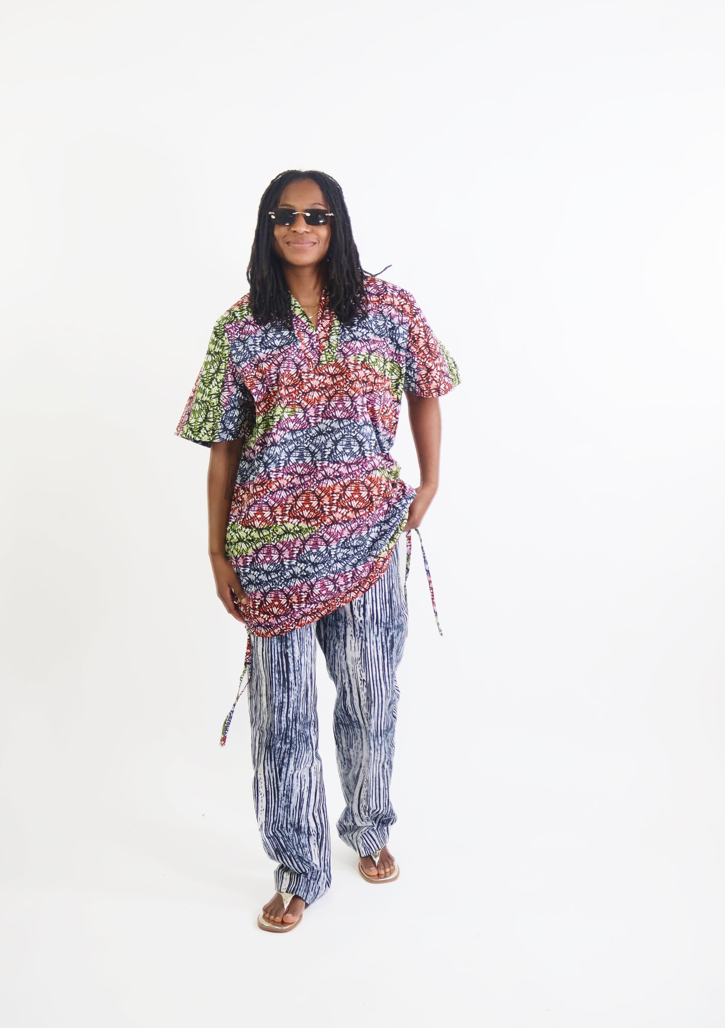 ANKARA DRAWSTRING TOP & PANT