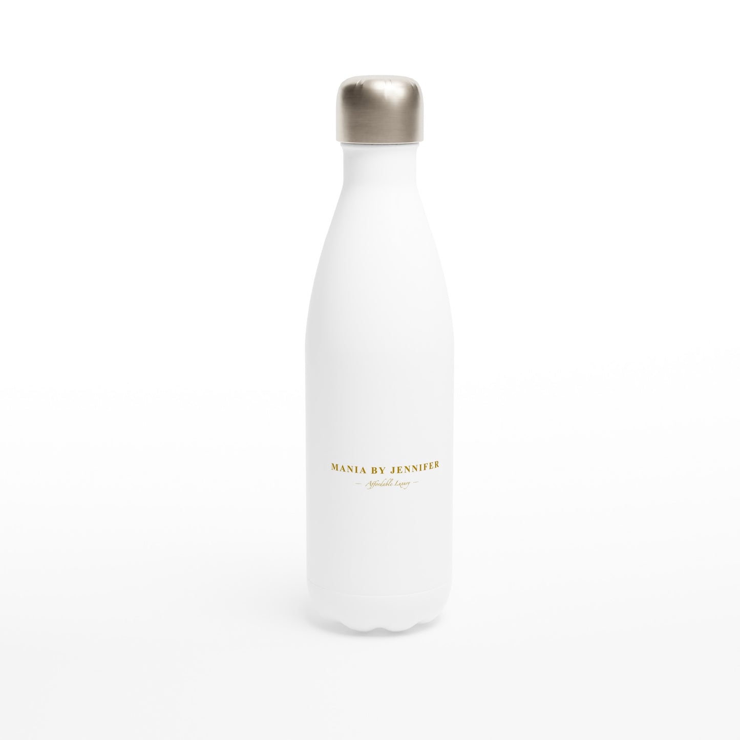 MANIA White 17oz Stainless Steel Water Bottle